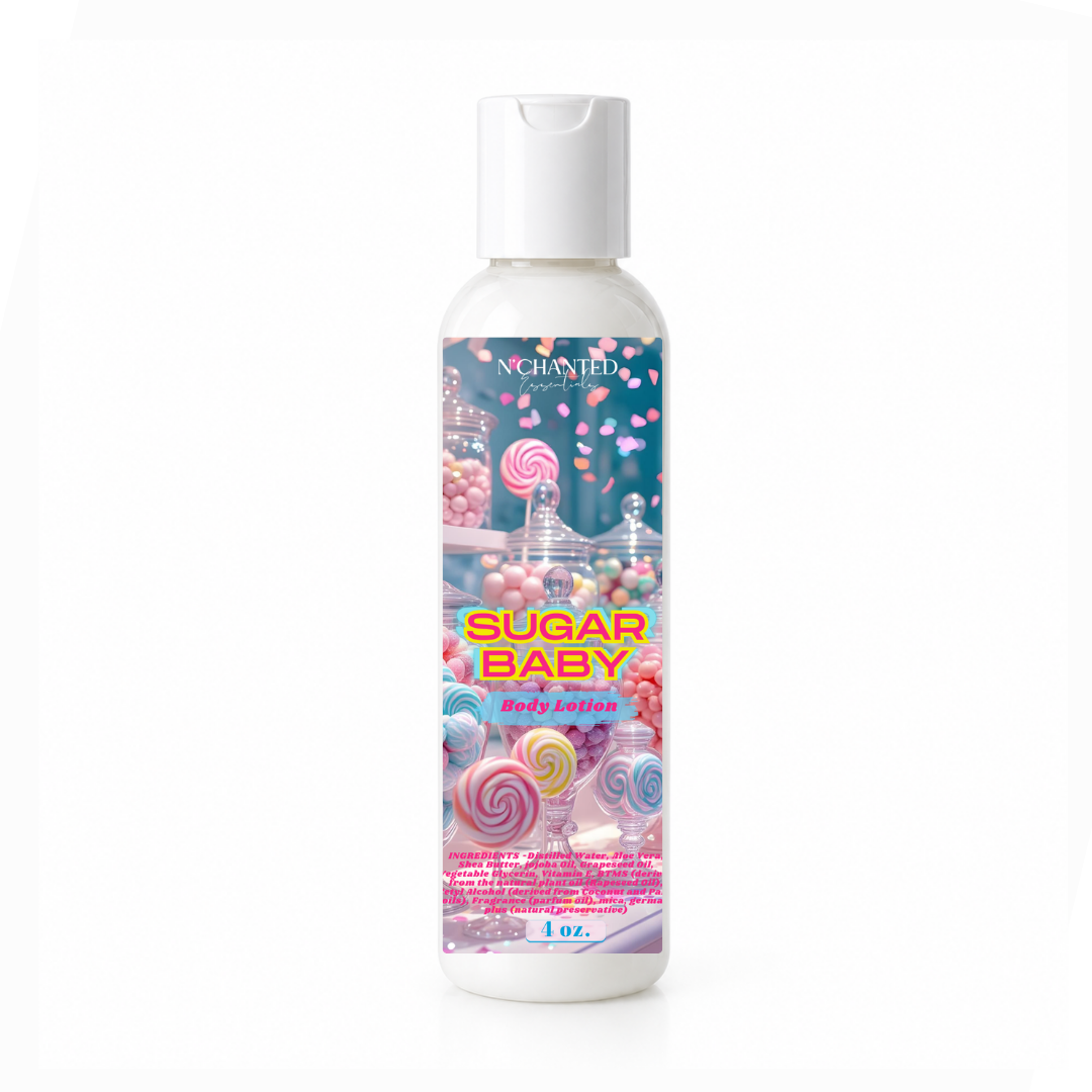 Sugar Baby inspired By Vanilla Candy Rock Sugar Lotion