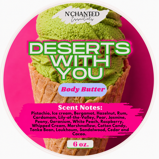 Deserts With You inspired By Yum Pistacio Gelato Body Butter