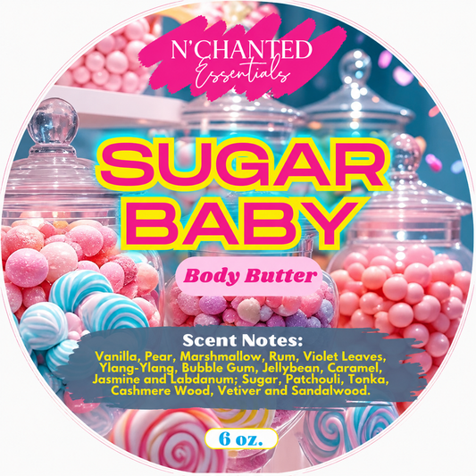 Sugar Baby inspired By Vanilla Candy Rock Sugar Body Butter