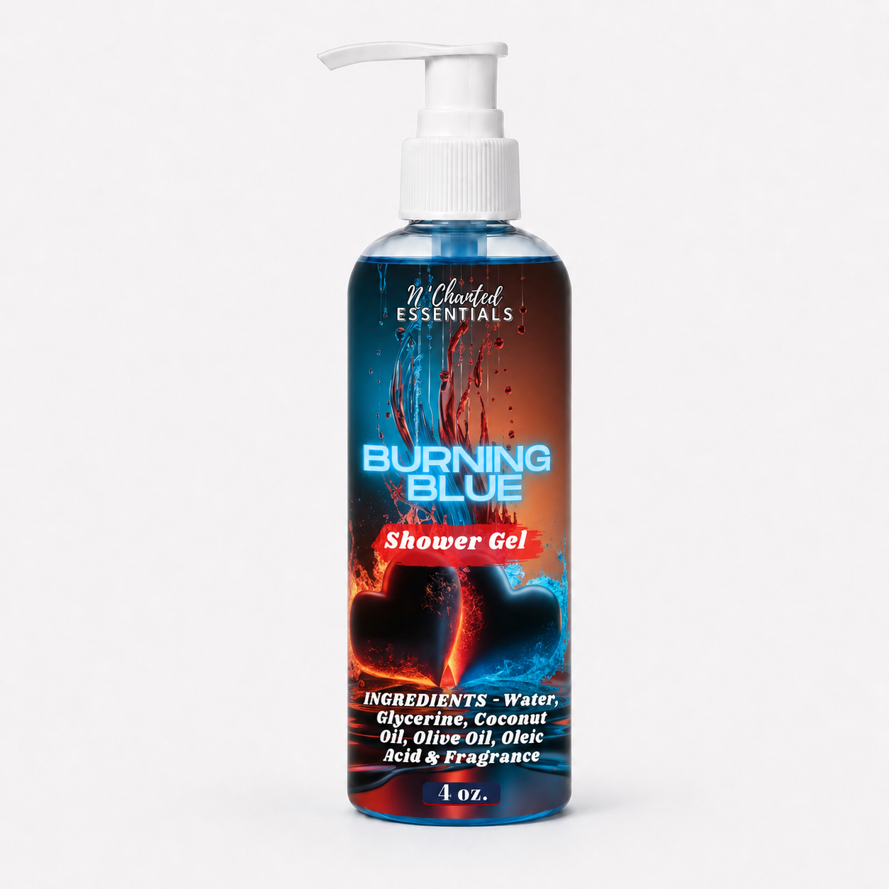 Burning blue inspired by Baciami